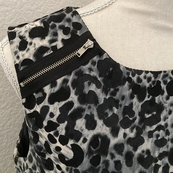Emma & Michelle Leopard Print Dress size 10 - Picture 3 of 7
